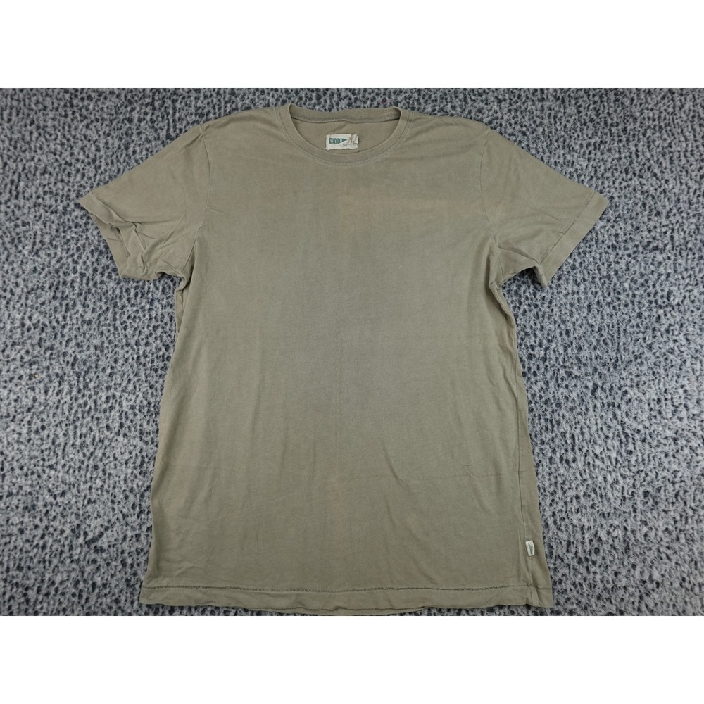 Wellen T-Shirt Mens XL Olive Green Short Sleeve Crewneck Cotton Blend Casual Tee